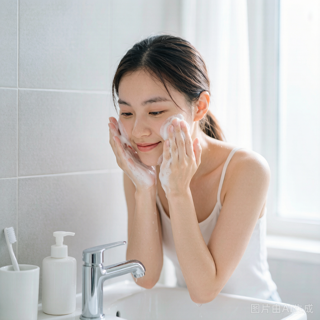 氨基酸温和洁面乳居家使用